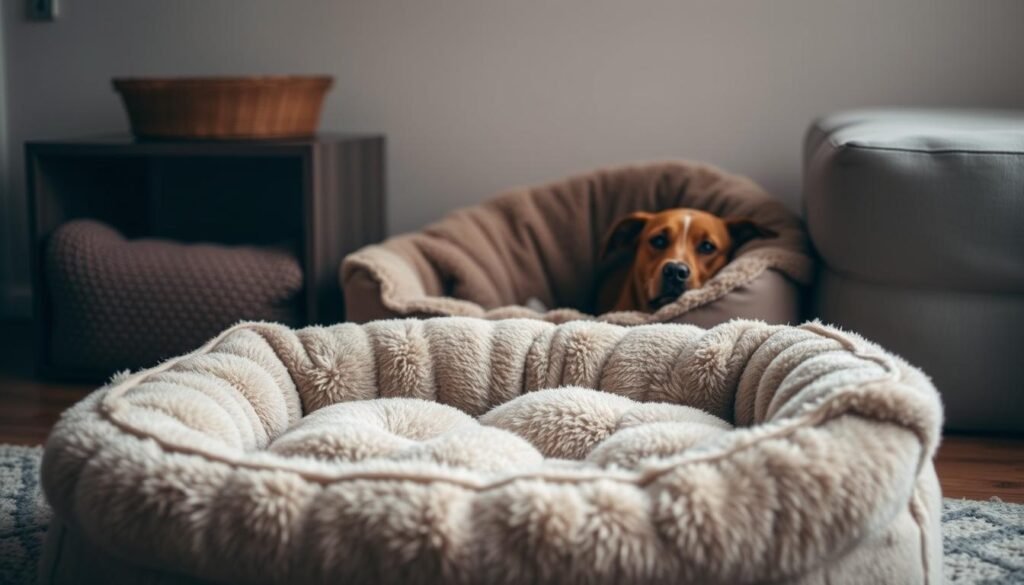 Grote en kleine hondenmand