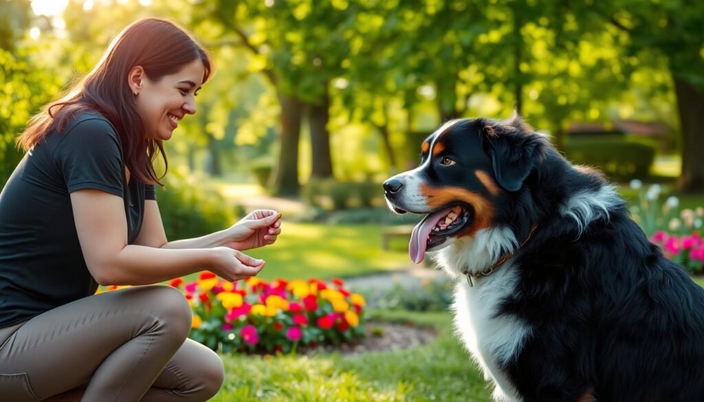 Berner Sennenhond training