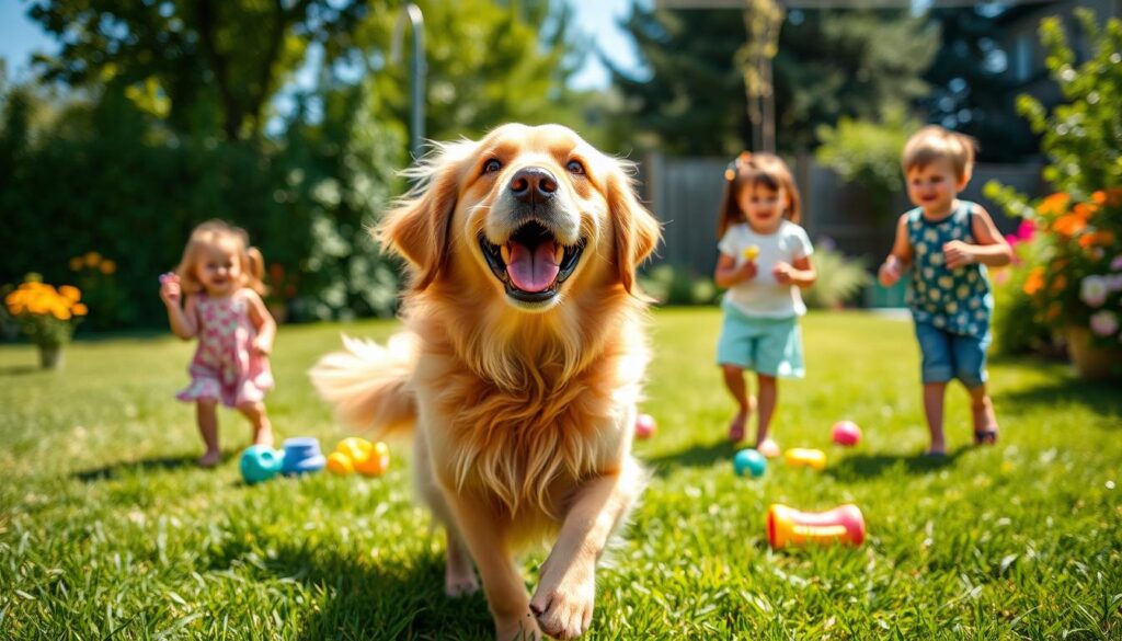 Golden Retriever als Familiehond Golden Retriever als Familiehond